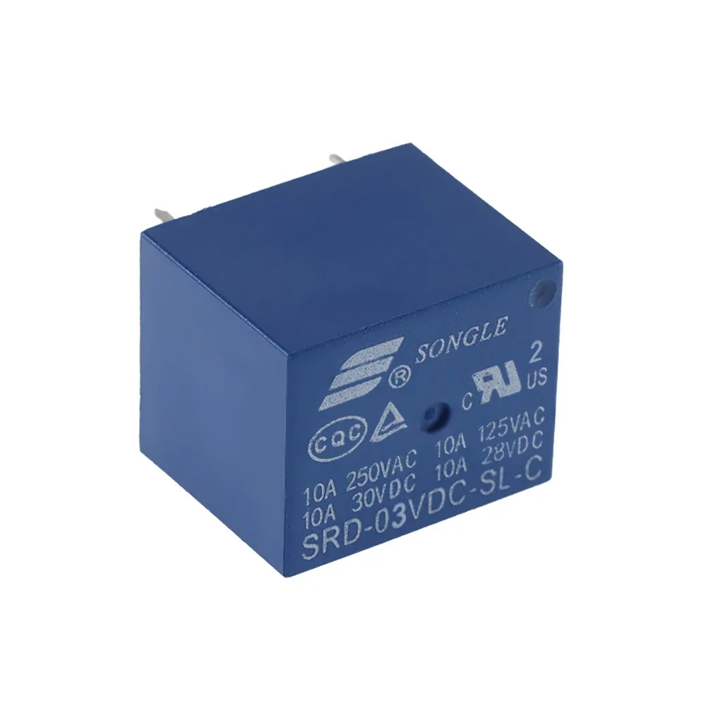 Relays SRD-03VDC-SL-C SRD-05VDC-SL-C SRD-06VDC-SL-C SRD-09VDC-SL-C SRD-12VDC-SL-C 3V 5V 6V 9V 12V 24V 48V 10A 250VAC 5PIN