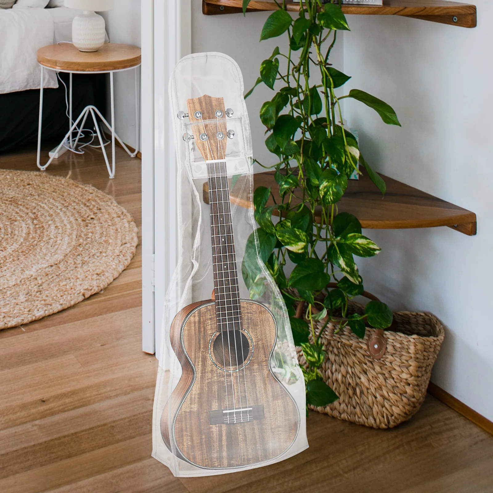 

Ukulele Dust 26 Inch Transparent Matte Ukulele Dust Cover Protective Case Guitar Cover Music Instrument Accessories