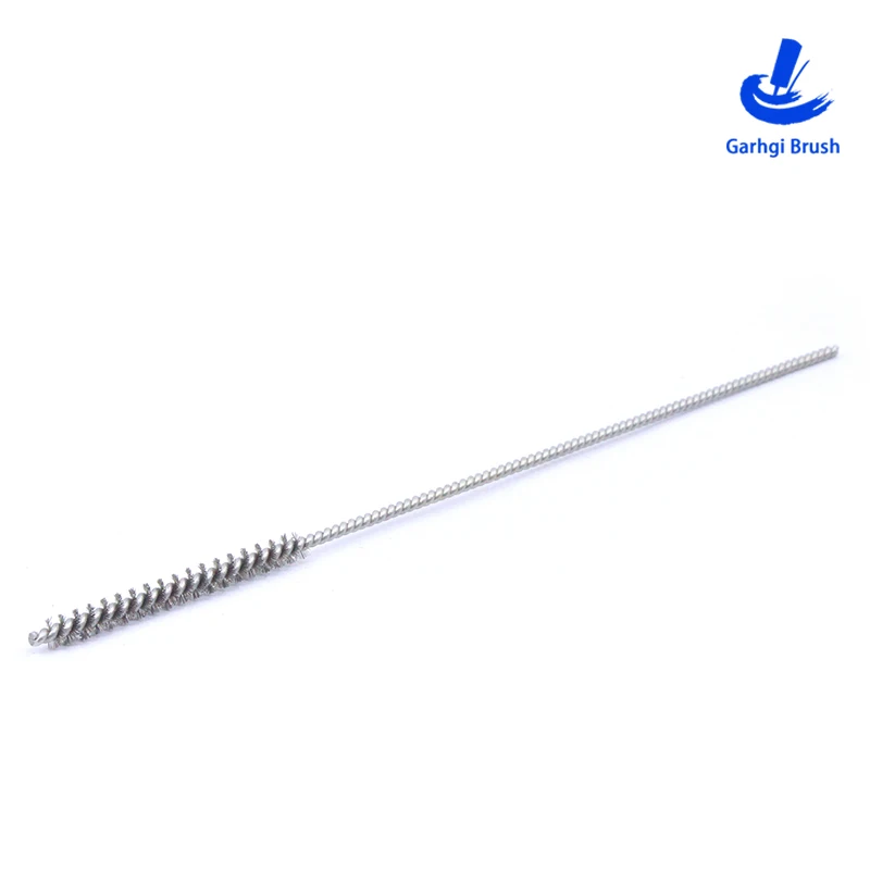 DIY فرش الحفر φ1.5-6mm الفولاذ المقاوم للصدأ سلك أنبوب فرشاة ل ID إزالة الأزيز تلميع تنظيف إزالة الأوساخ #6