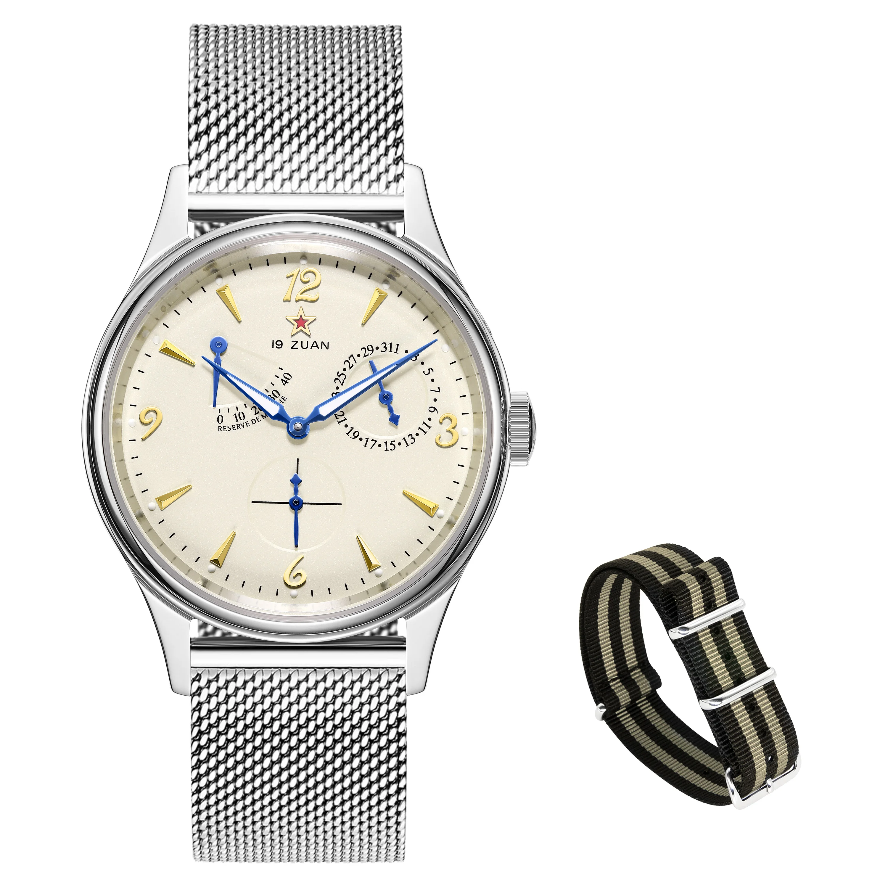

2026 New Men's 1963 Mechanical Watch Seagull ST1780 Movement Automatic Watch 5Bar Waterproof Pilot Watch Men Luminous Calendar
