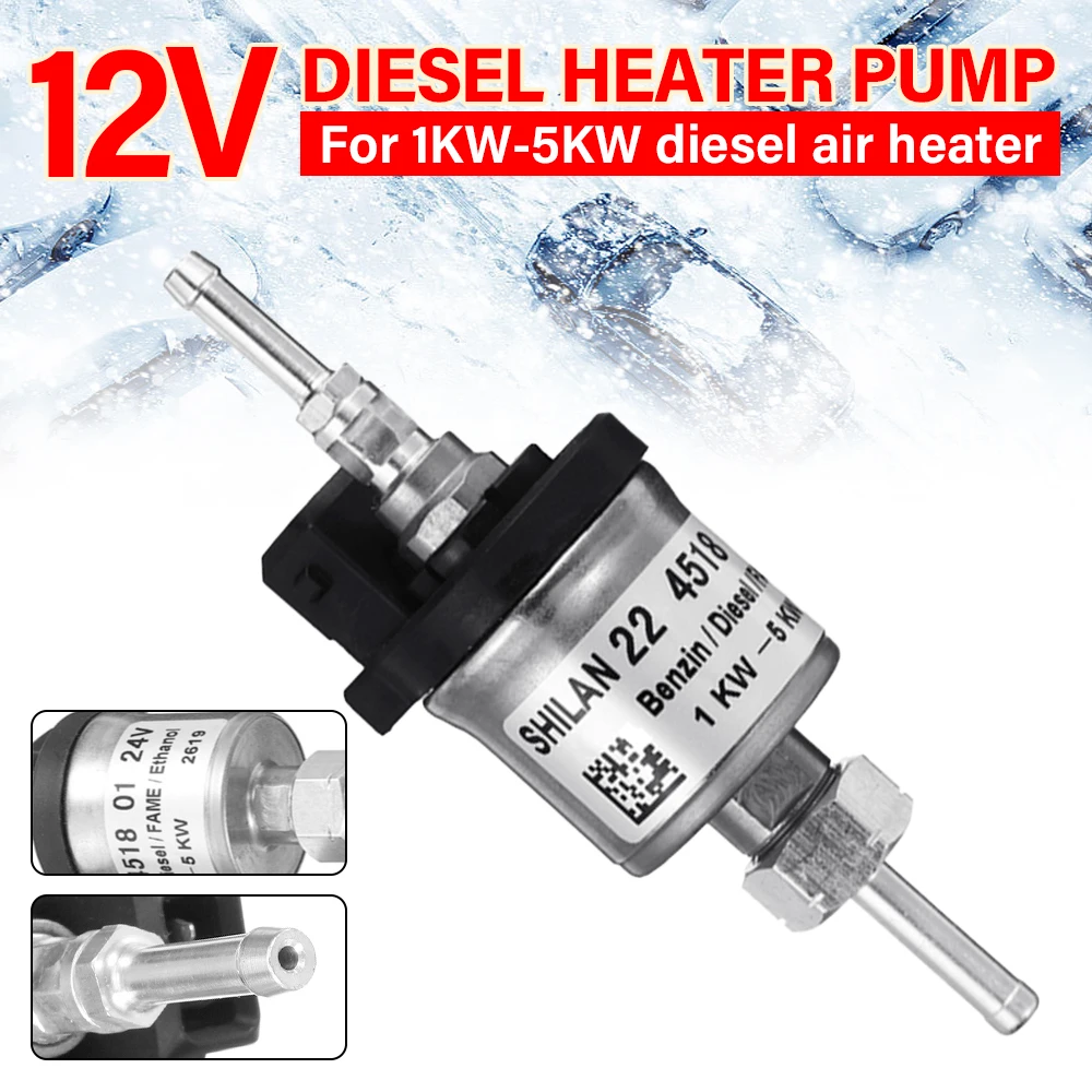 12V 22ML Car Upgrade Ultra-low Noise Heater Fuel Pump Universal for Eberspacher Car Heater Fuel Pump Air Diesel Heater Pump