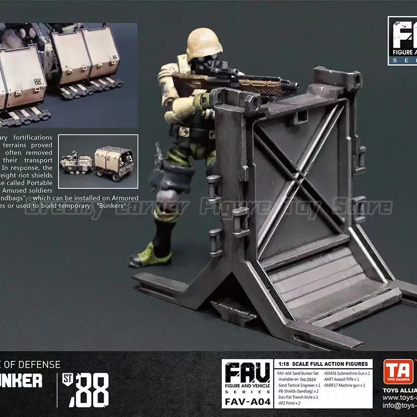 【Auf Lager】Acid Rain War FAV-A04 SAND BUNKER SET FAV-A10 SETH RANGER VOLLSTÄNDIGE ACTION-FIGUREN im Maßstab 1:18