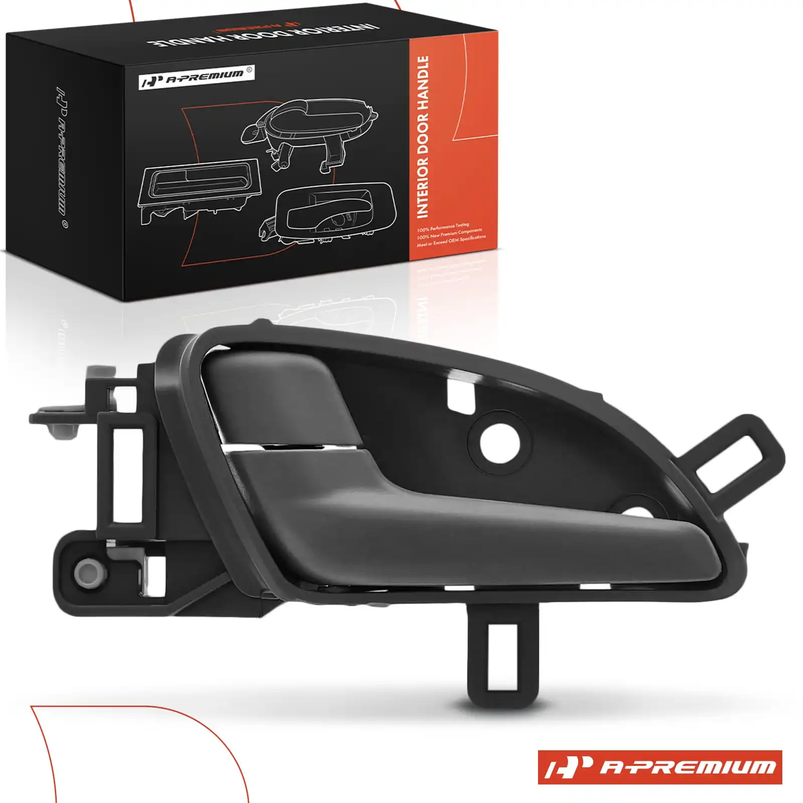 A-Premium Front or Rear Driver Side Gray(Silver Lever) Interior Door Handle for Honda Insight 2010-2014