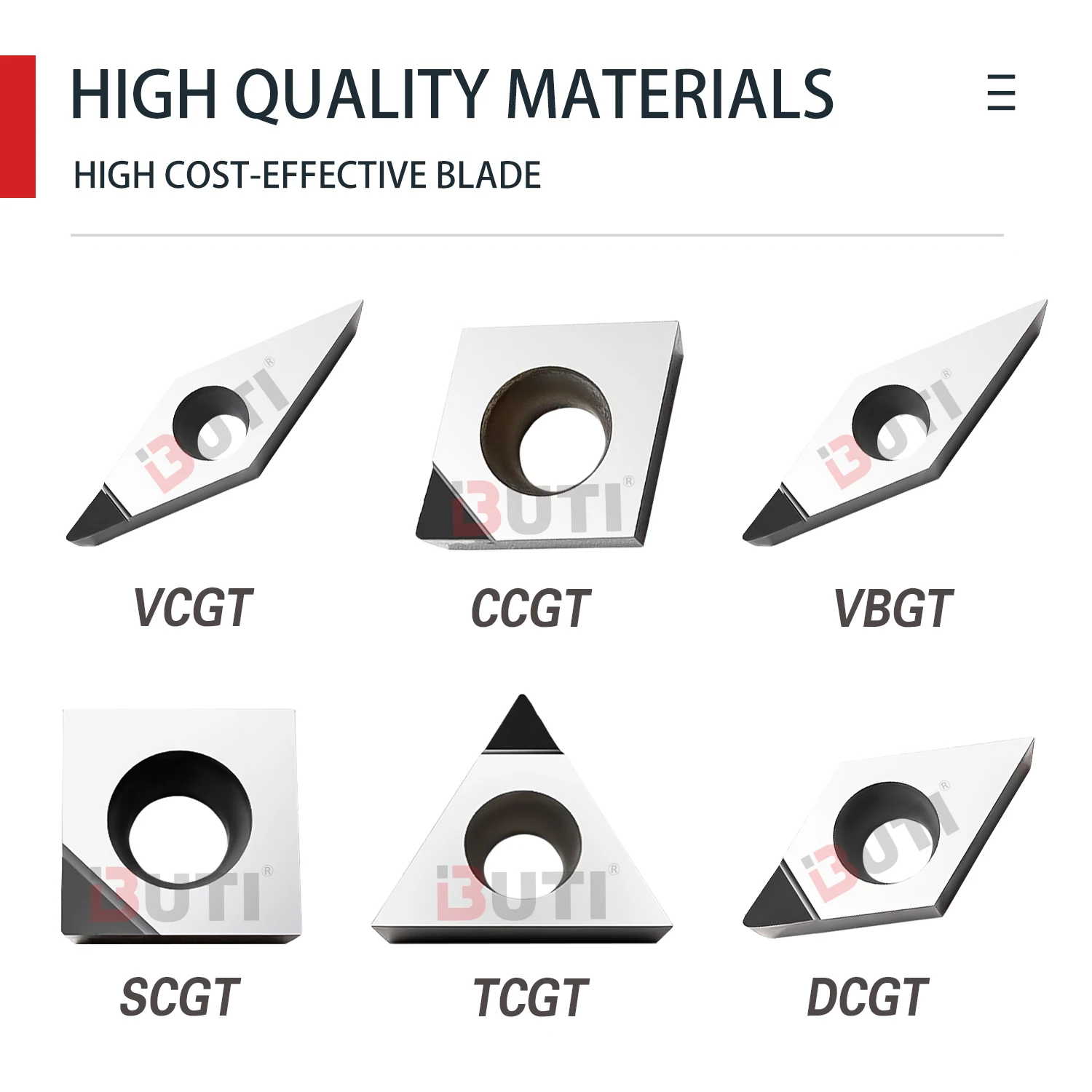 

CCGT060204 CCGT09T304 DCGT11T308 SCGT120408 TCGT VBGT VCGT PCD 1PC lathe Blade Gemstone Cutting Tool High Brightness PCD Cutting