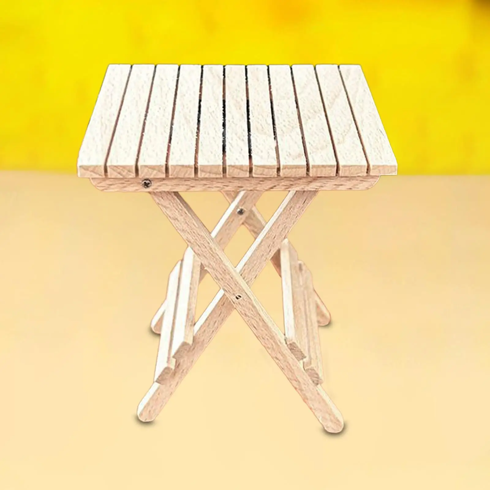 

1/6 Dollhouse Table Model Table Model Foldable Furniture Decor Photo Prop Doll