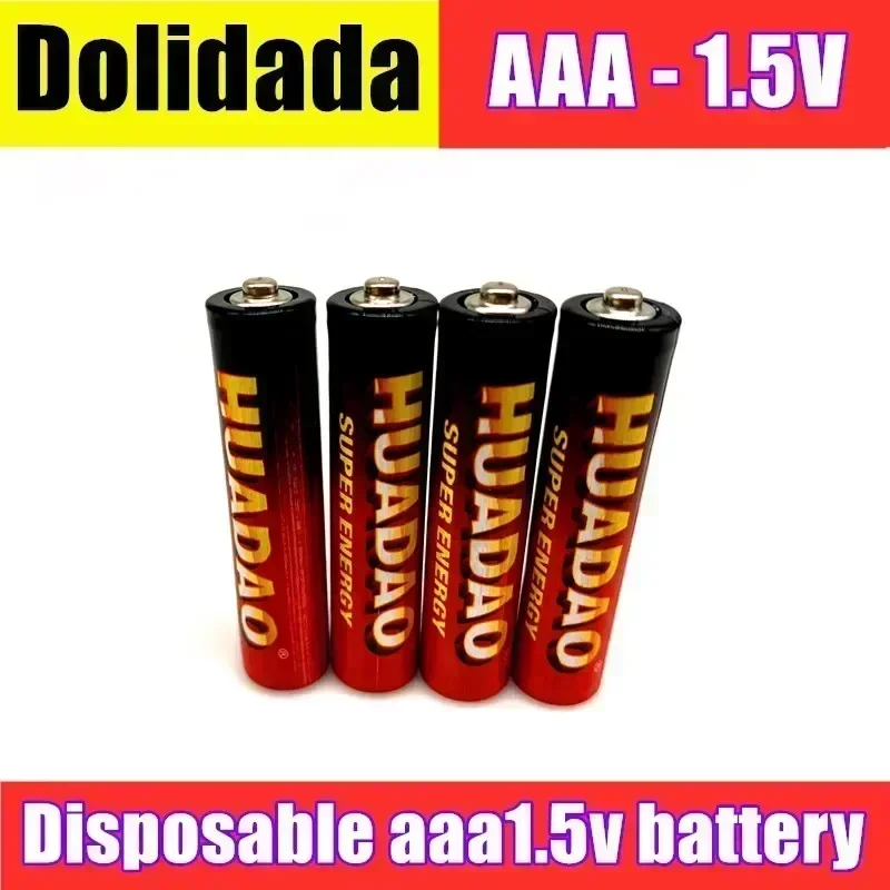 AAA 1.5V Disposable Carbon Battery - Exceptionally Safe with Strong Explosion - Proof Feature, Mercury - Free (UM4)