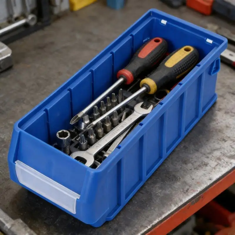 

Plastic Parts Storage Box With Adjustable Compartments And Transparent Lid For Easy Organization And Portability M4YD