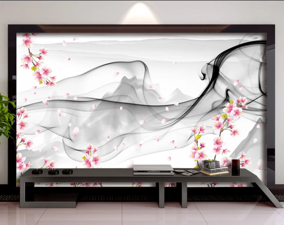 Custom 3d wallpaper mural Abstract lines marble lines landscape background wall 3d wallpaper painting papier peint