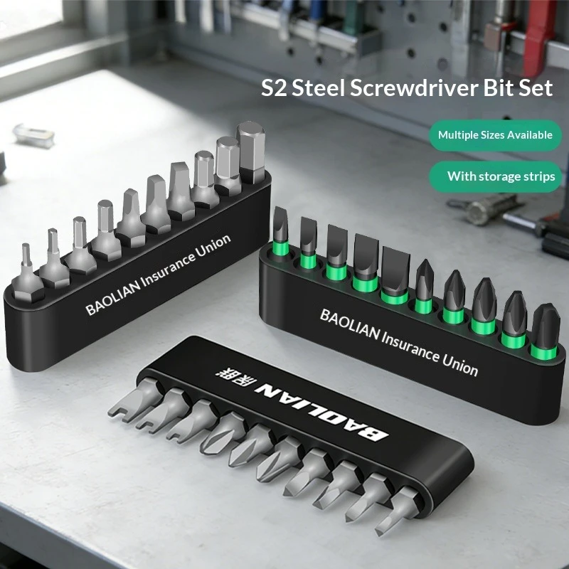 S2 Tools Kit Toolbox Set Professional Drill Batch Complete Screwdriver Bit Hexagonal Magnetic Impact Driver Torx Ac Bike