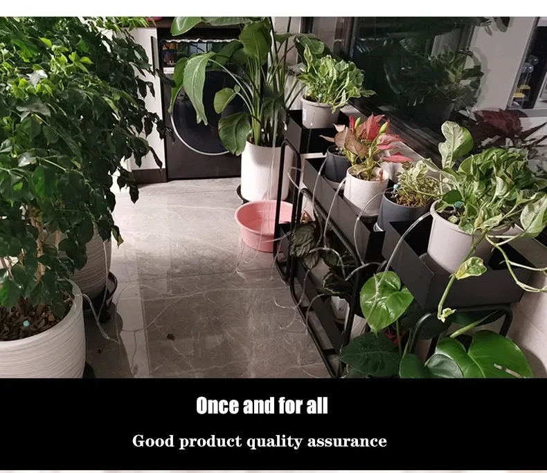 Doppelte Pumpe, intelligentes Tropfbewässerungssystem, Wasserpumpe, Timer, Garten, Solarenergie, Topfpflanze, automatisches Bewässerungsgerät – Detail 4