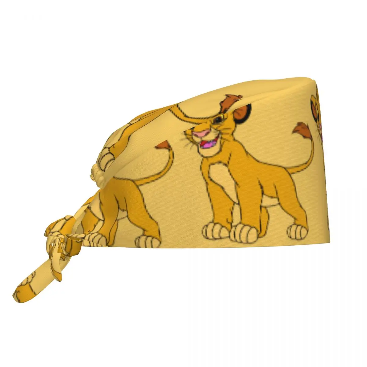 

Custom Simba Nala The Lion King Cleaning Working Cap Comfortable Unisex Pumbaa Scrub Cap Surgicals Hat Nurse Scrubs Hat Nurse