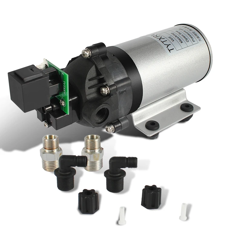 HEYRV RV Parts 7L 12V DC Caravan Water Pump With 80A Relays Mute Pumps For Camper Motorhome Travel Trailer Boat