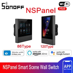 Sonoff NSPanel EU/US Wireless Smart Scene Wall Switch eWeLink Themostat Wi-Fi Smart Switch For Alexa Google Home Voice Control