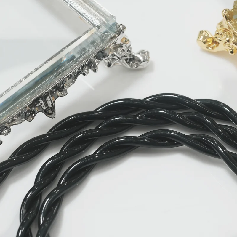 XINHS X29 2-Core أخضر داكن 6N كابل ترقية سماعة الرأس الهجين المطلي بالفضة والكريستال 0.78 2pin/HD650/IE900/MMCX #4