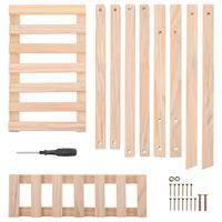 Wooden Plant Stand Multi Layer Flower Pot Rack Sturdy Stable Balcony Garden Shelves Storage Display