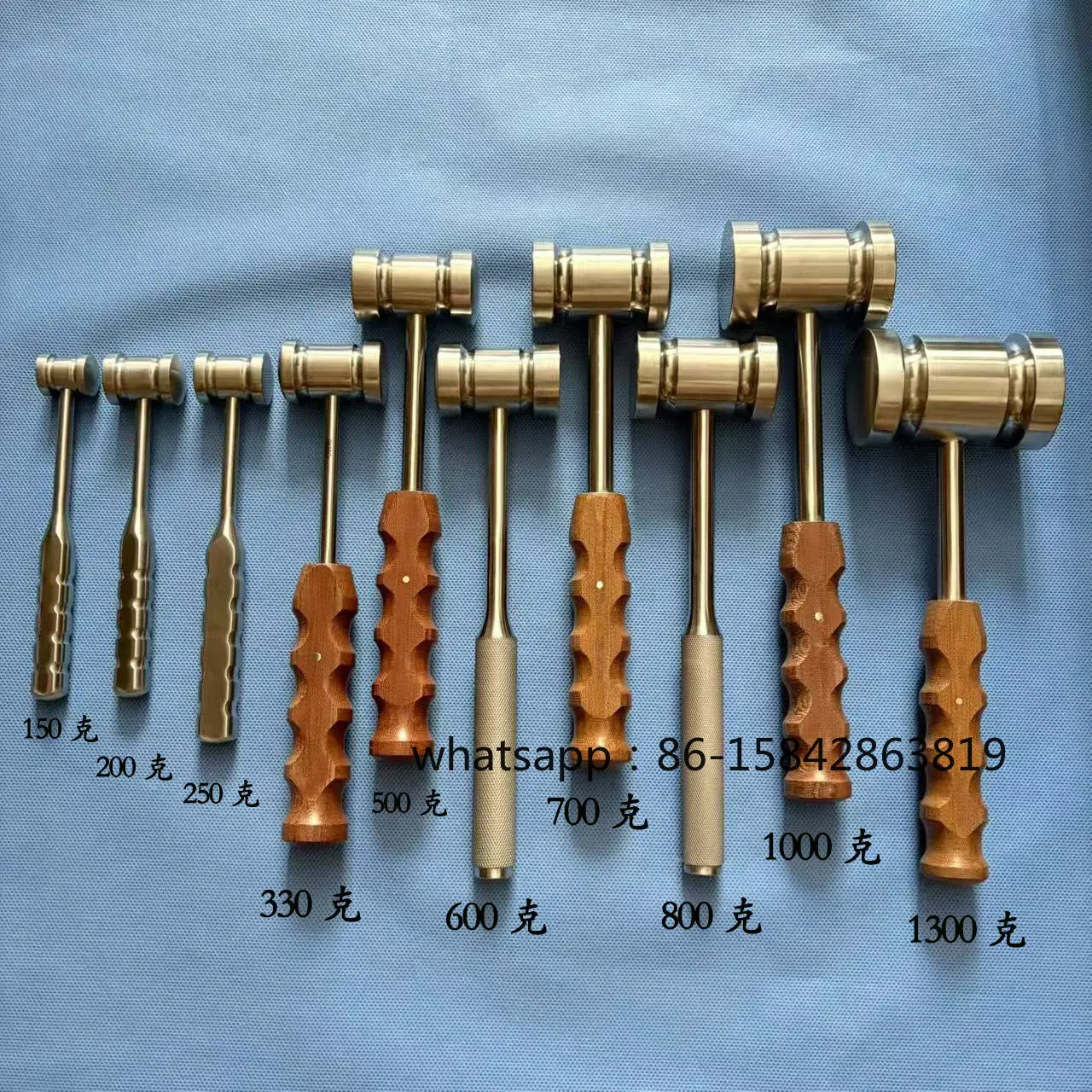 Medical Bone Hammer, Orthopedic Surgical Instruments, Bakelite Handle, Knurled Handle, Stainless Steel