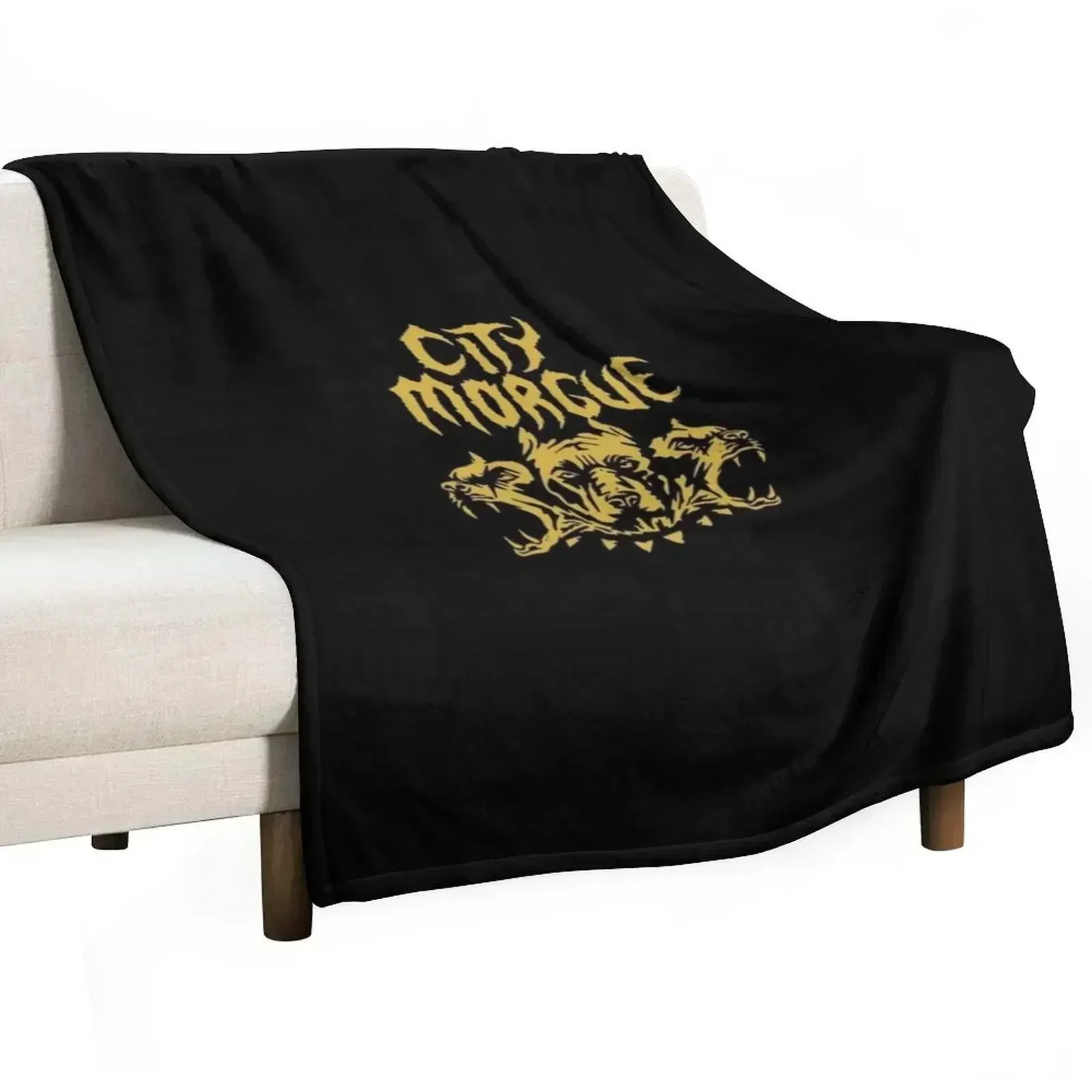 

Vintage City-morgue Shirt Throw Blanket Loose For Decorative Sofa Blankets