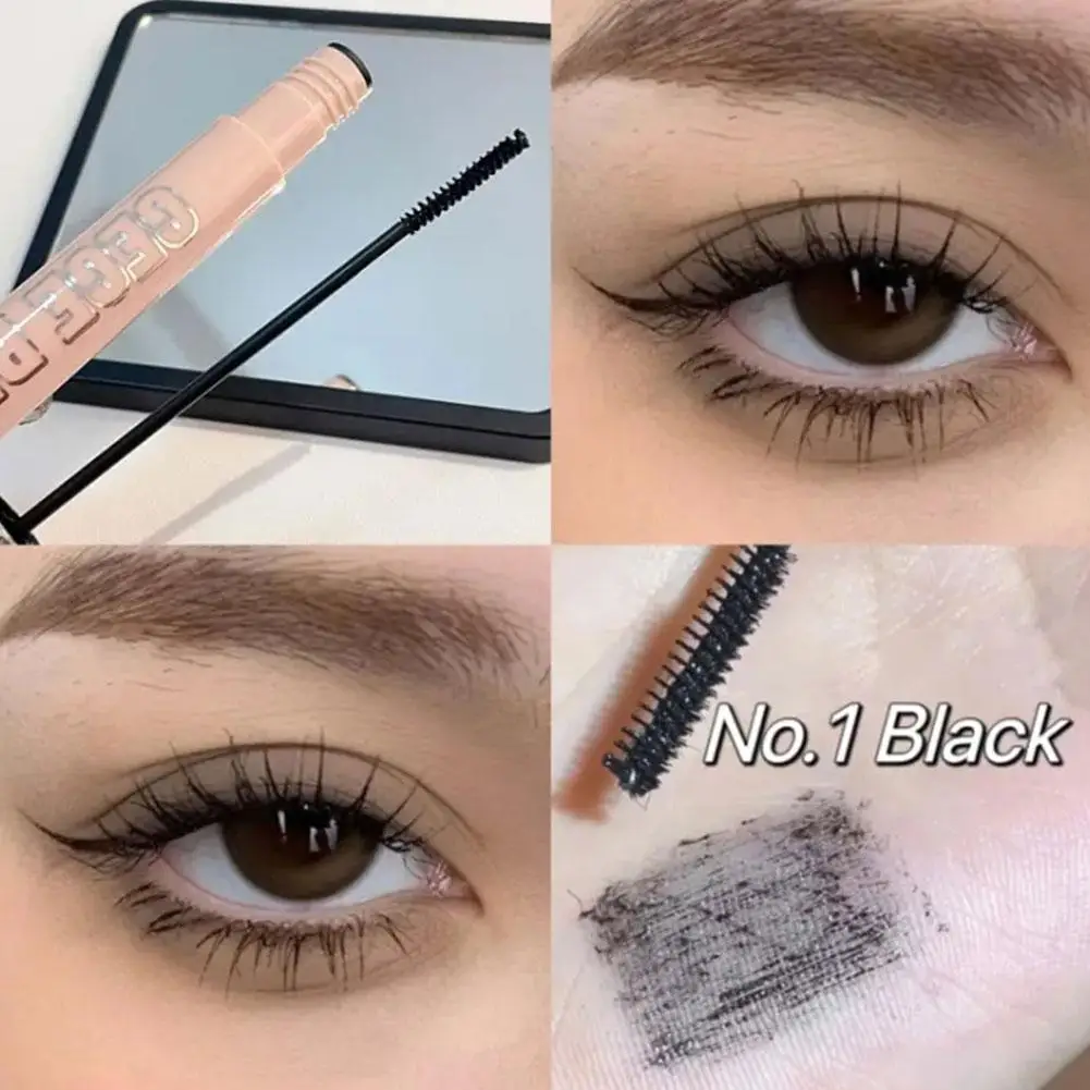 Voor Gege Beer Natuurlijke Krul Mascara Blijvende Sneldrogende Mascara Wimpers Verlengen Niet-Vlek Dikke Make-Up Waterdichte Z9h6