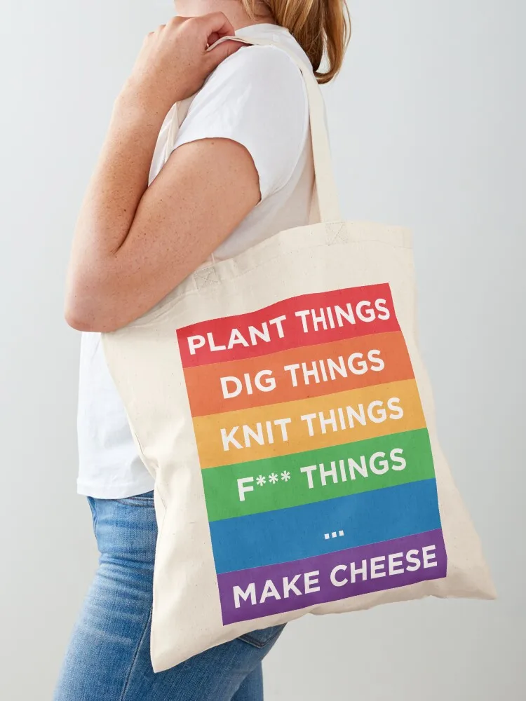 Make Cheese Tote Bag Big bag women personalized tote Canvas bag for women Canvas Tote