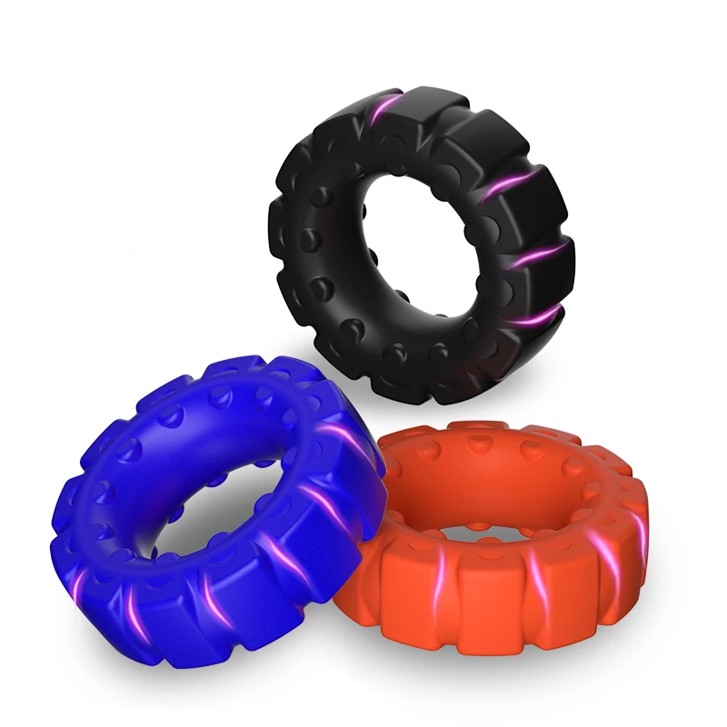 Sex Toys for Men Semen Lock,Squeeze Dick Dleay Penis Cock Rings,Silicone Cockring Penisring,Tug Scrotum Testicle Ball Stretcher