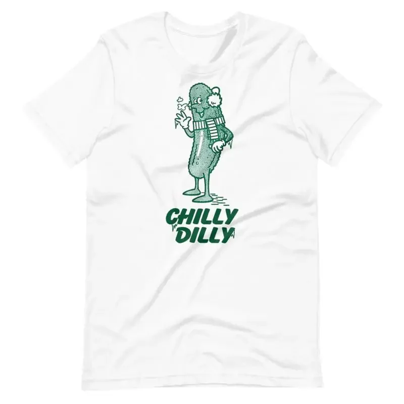 Chilly Dilly Pickle Vintage Style Retro T Shirt
