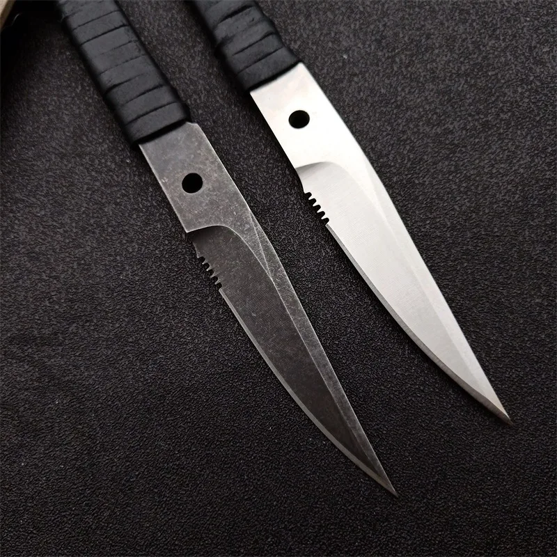 Trskt 440c Neck Knife Camping Kitchen Tool Outdoor Rescue Survival Pokcet Knives Hunting EDC Tool With Kydex Dropshipping