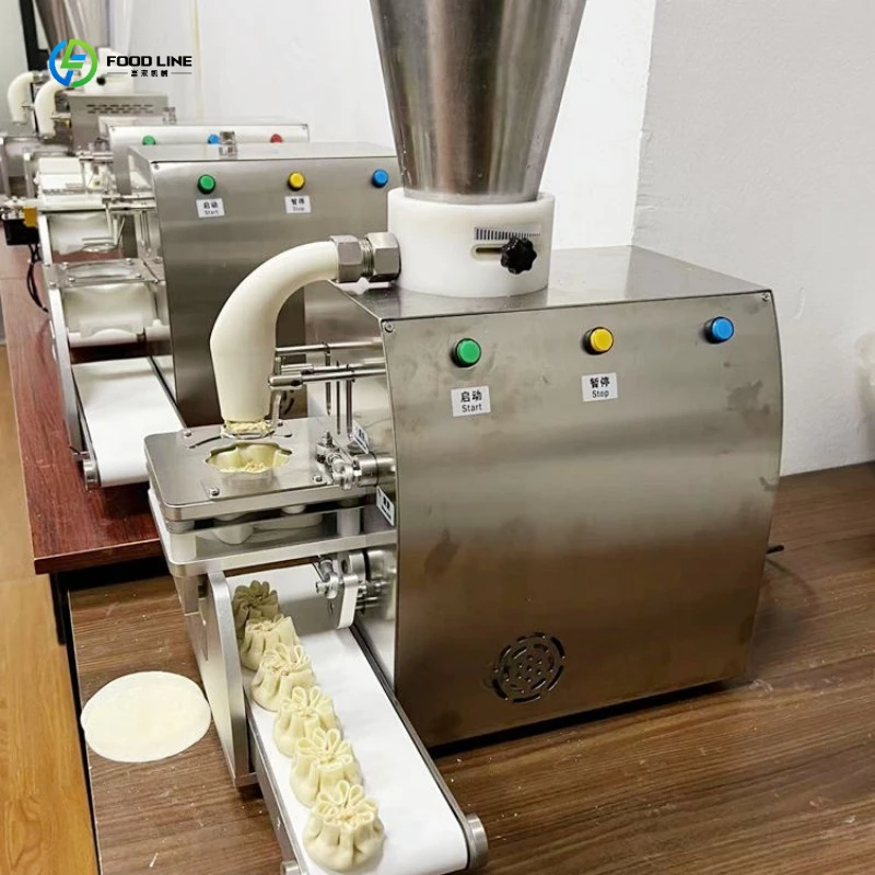 High Capacity Dim Sum Dumpling Machine Steamed Stuffed Bun Siomai Maker FL Customized
