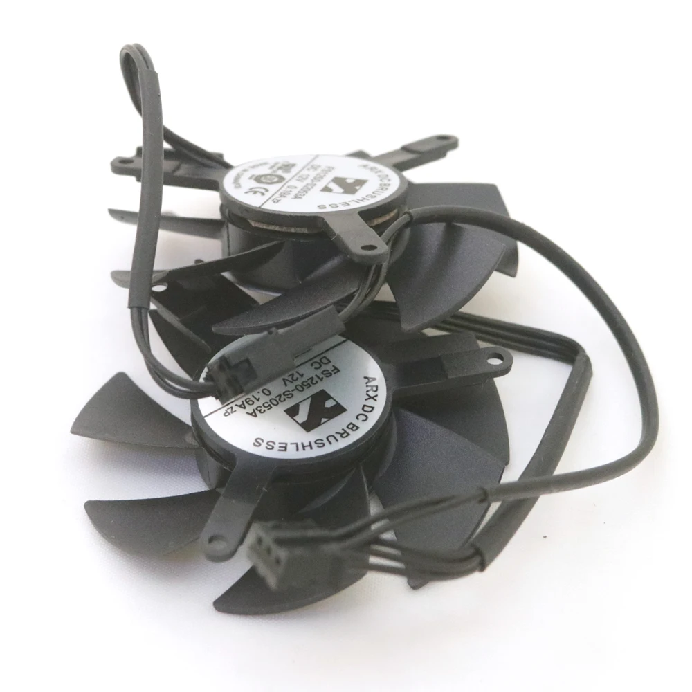 2 قطعة/الوحدة FS1250-S2053A 47 مللي متر DC12V 0.19A 3Pin GPU مروحة لجيجابايت RTX3050 6GB الانظار بطاقة الرسومات مروحة التبريد