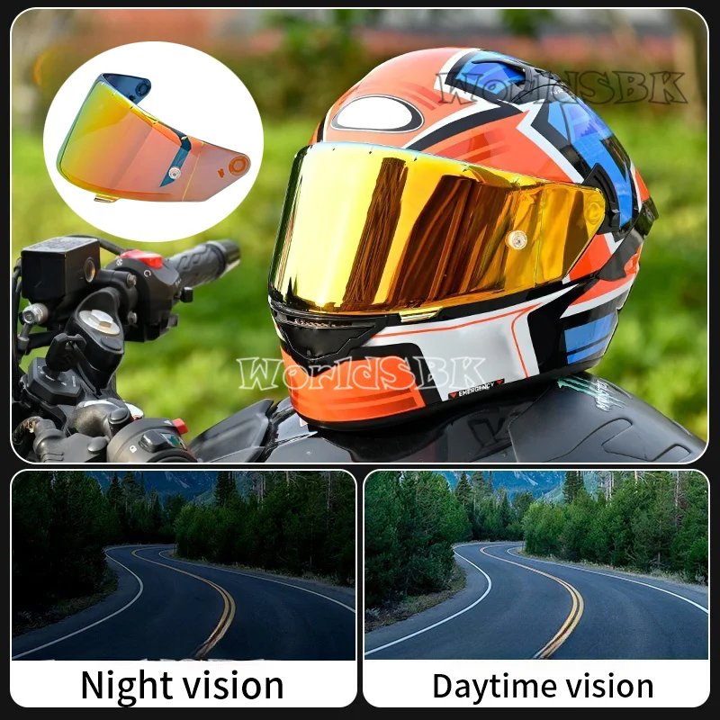 nfr Helmet Visor Shield Lens TT NFR NXR NX Full Face Helmet Motorcycle Accessories Capacete FOR KYT Visor Cascos Para