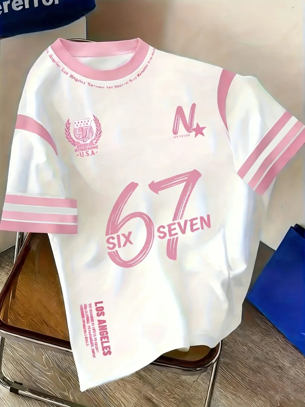 Kids Clothes 67 Element Pattern Fashion Round Neck Short Sleeve Children's Clothing Summer Street Style Kids Clothes Boy Tops