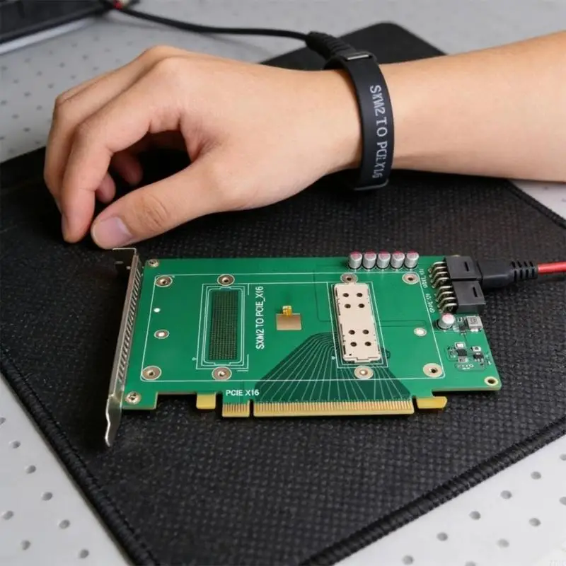 PCIe X16 To SXM2 GPU Adapter With Active Thermal Management Regulation 77JC