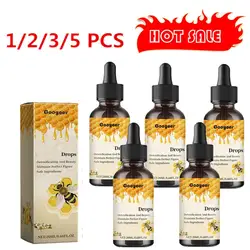 1-5x Bee Drops 2024 Lymphatic Drainage Liquid Body Slimming Drops Weight LOSS Supplements For Men Women Body Shaping