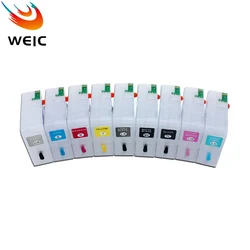80ML Refillable Ink Cartridge for Epson Stylus Pro 3880 3800 Printer with Chip Sensor