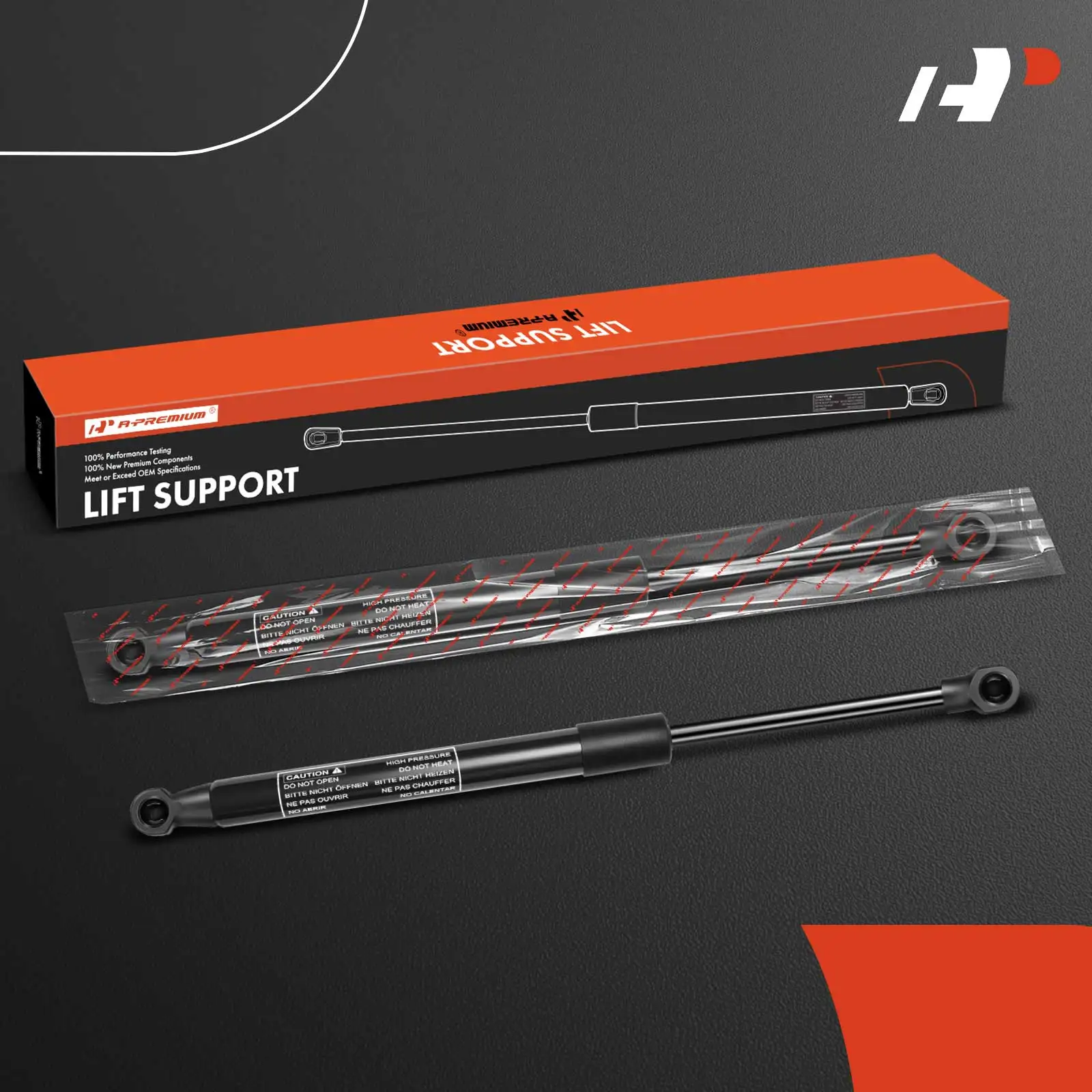 A-Premium 2Pcs Rear Trunk Lift Supports Shocks Struts for Audi A4 A4 Quattro 2009-2016 S4 2010-2016