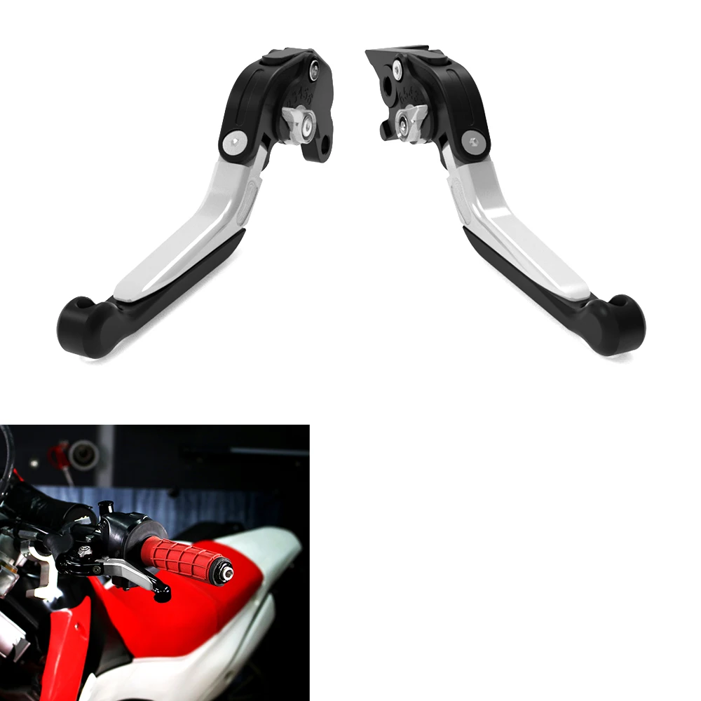 

Fit For Aprilia RSV4 Factory Factory Tuono V4 1100 RR Adjustable Folding Extendable Lever Brake Motorcycle Clutch Levers Brakes