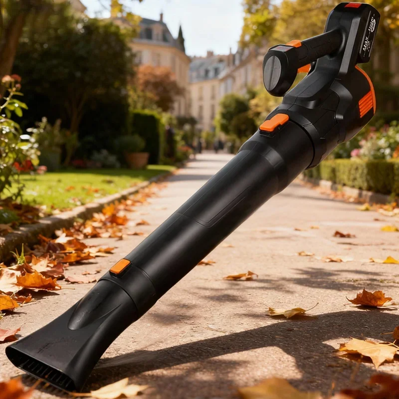 

Cordless High Power Lithium Battery Blower Industrial Handheld Air Duster for Leaf Snow Dust Removal Strong Wind Cleaning Machin