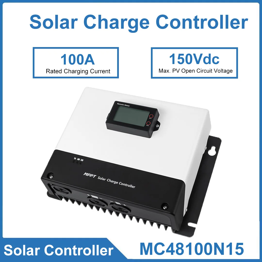 85A 100A MPPT Solar Controller MPPT Tracking Efficiency Up To 99.9% PV Regulator Auto Match Historical Data Storage Function