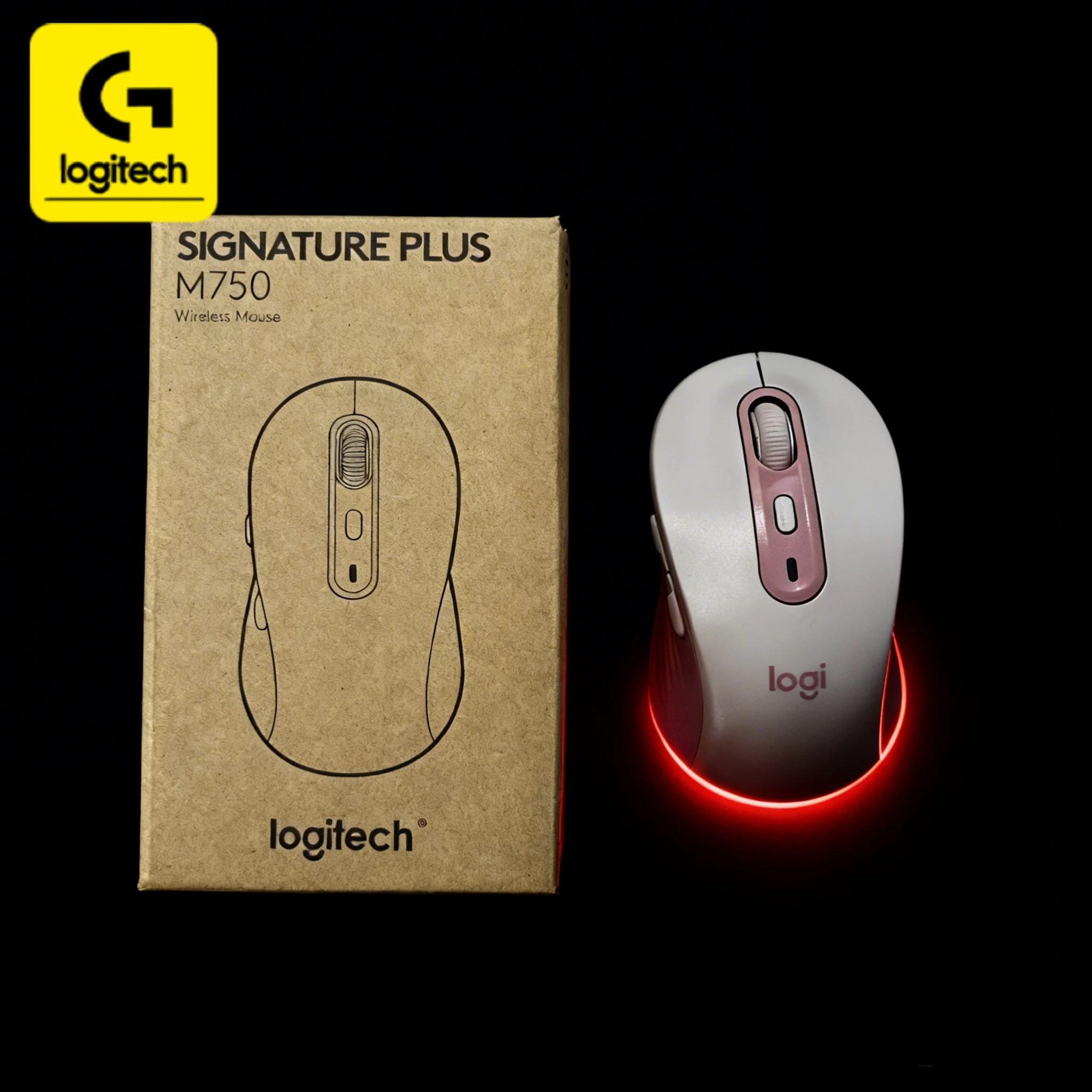 

Logitech M750/M650L Bluetooth Wireless Mouse, 24-month battery life, suitable for office work.