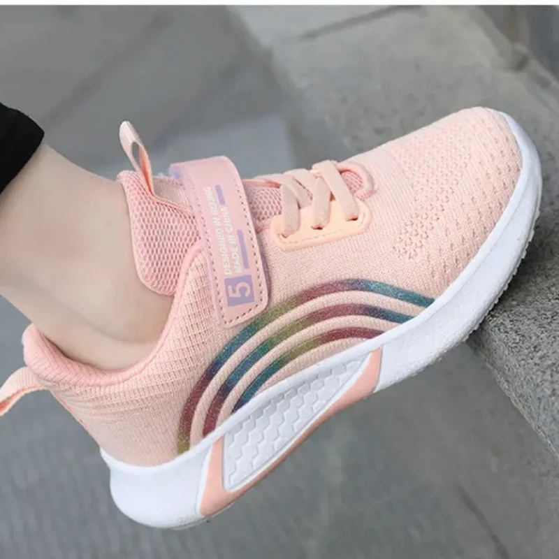 Spring Autumn Kids teens Sneakers Shoes For Girls Sport Child Leisure Tenis Infantil Casual Warm Fashion Running Shoes Boy 28-39