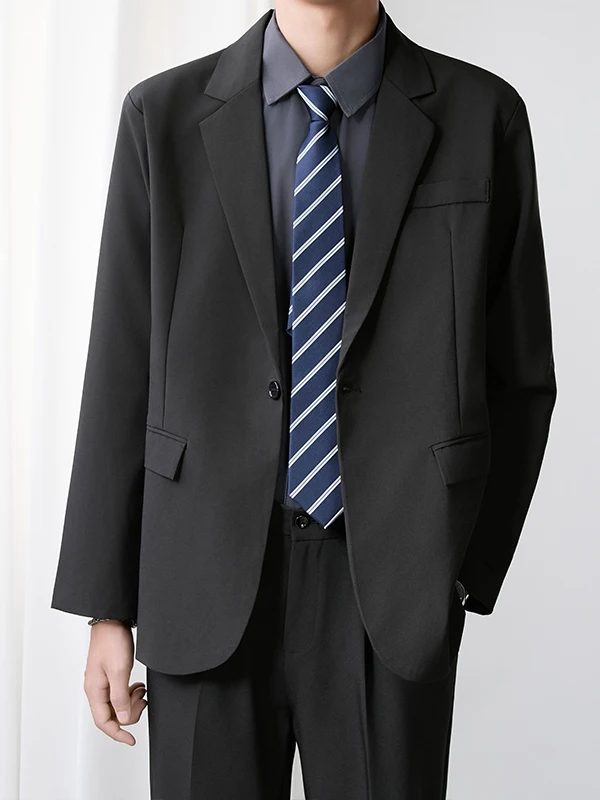 

Мужское повседневное деловое пальто/куртка для весны и осени, больших размеров, в стиле Cleanfit, для отдыха и работы, модное, для поездок на работу, с премиальным ощущением качества