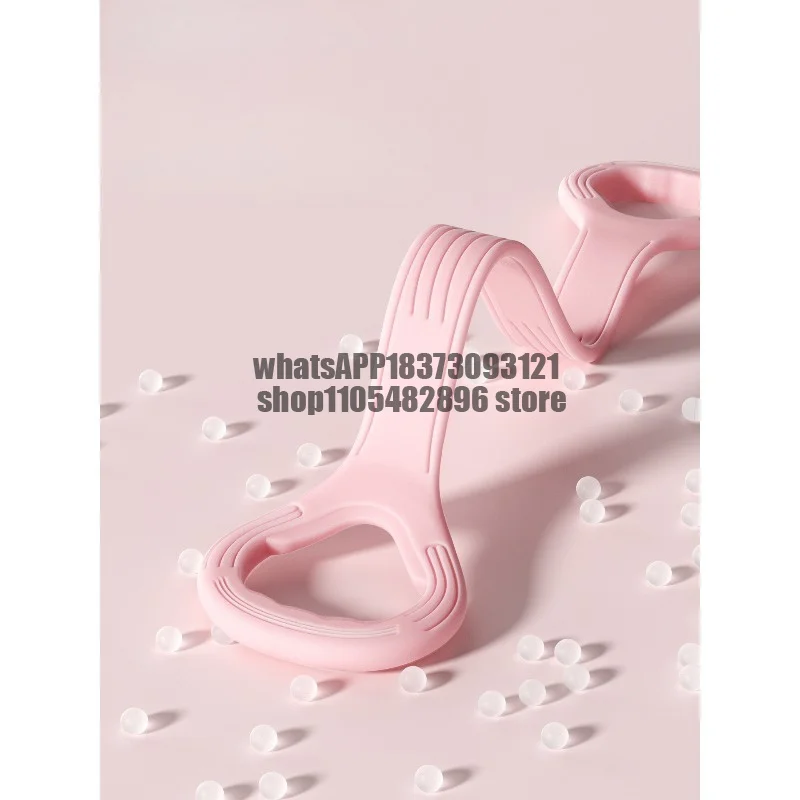 Elastic strap open shoulder beauty back 8-character pull device female resistance pull rope fitness equipment yoga stretching