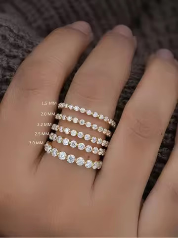 DWJ 0.18ct Real Moissanite Diamond Marquise Round Ring for Women 925 Sterling Silver Daily Wear Party High Quality Fine Jewelry