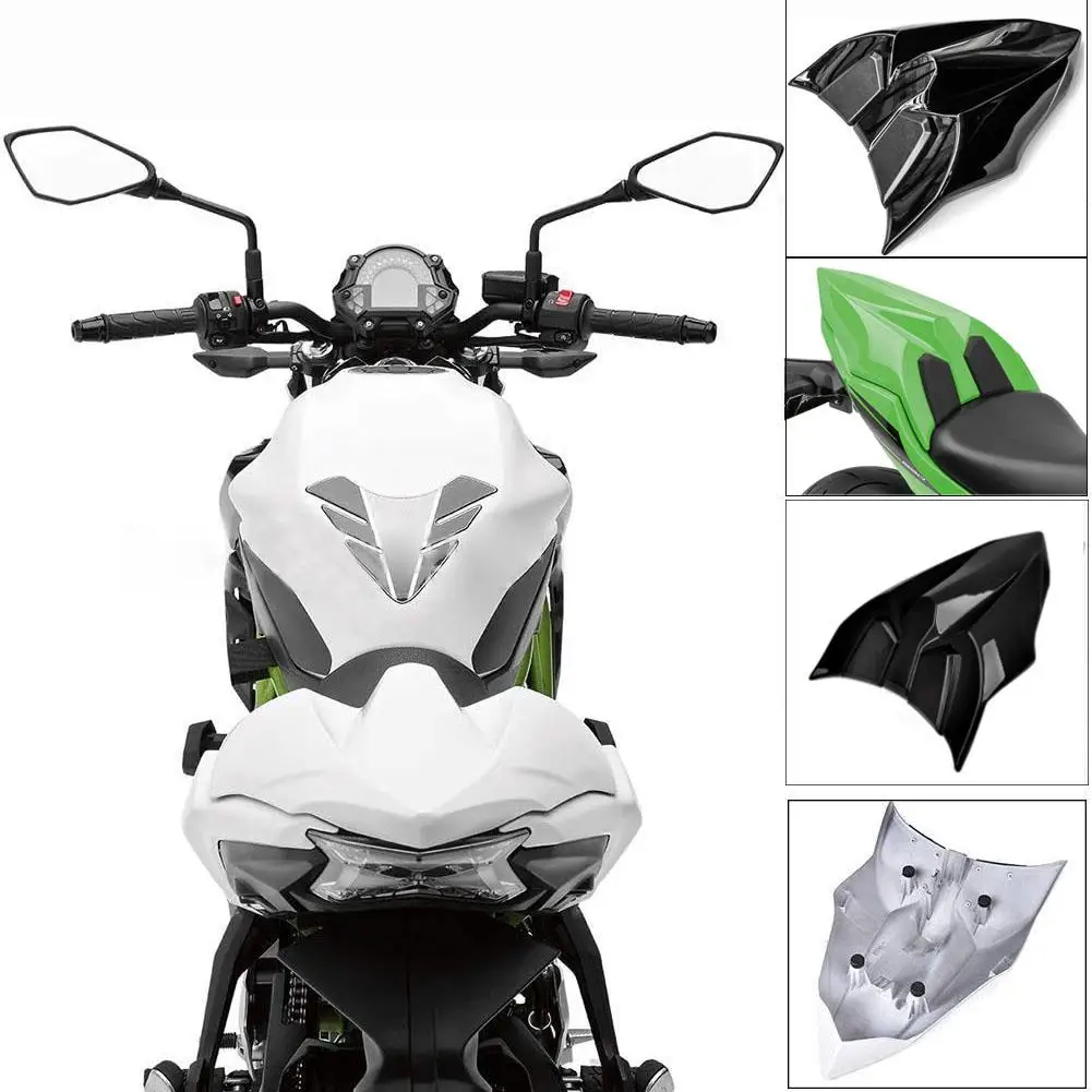 Motorcycle Rear Passenger Cowl Seat Back Cover　For Kawasaki For Ninja 650 2017-2024 For Kawasaki Z650 2017-2024 Z8L7