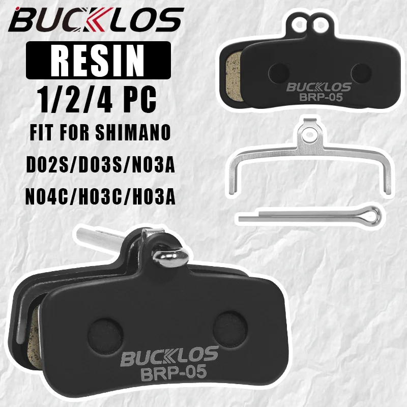 AliExpress BUCKLOS Resin Bicycle Brake Pads for SHIMANO D02S/D03S N03A Bike Disc Brake Pads MTB Wear-resistant Bicycle Hydraulic Brake Pads