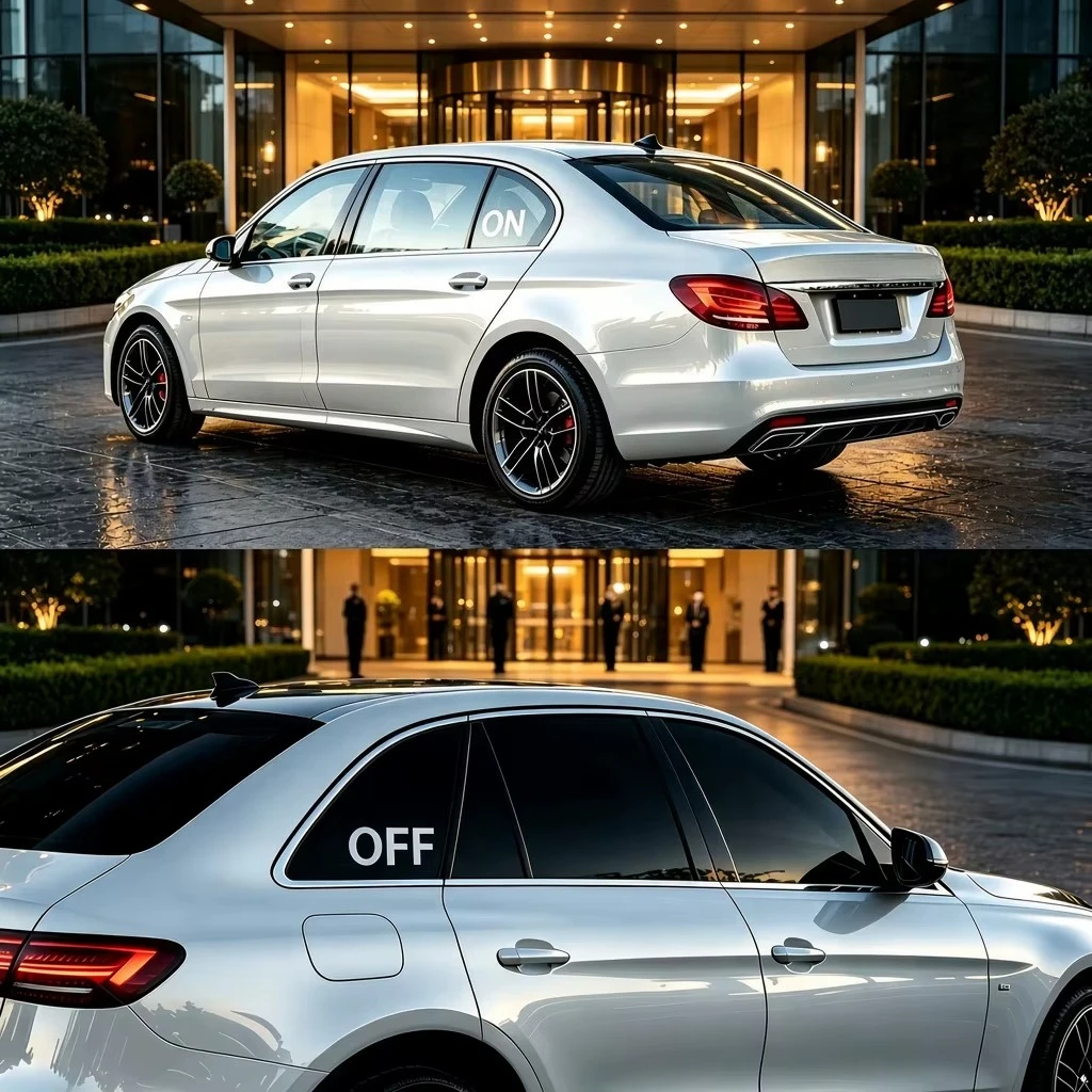 Universal Car Smart Window Tint PDLC Film Electric Switchable Glass Tinting for Automotive Privacy and UV Protection