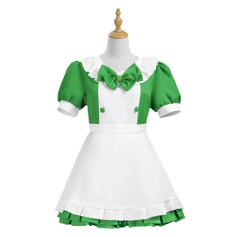

Anime Gushing Over Magical Girls Hiiragi Utena Minakami Sayo Tenkawa Kaoruko Cosplay Araga Kiwi Costume Wig Maid Dress Women