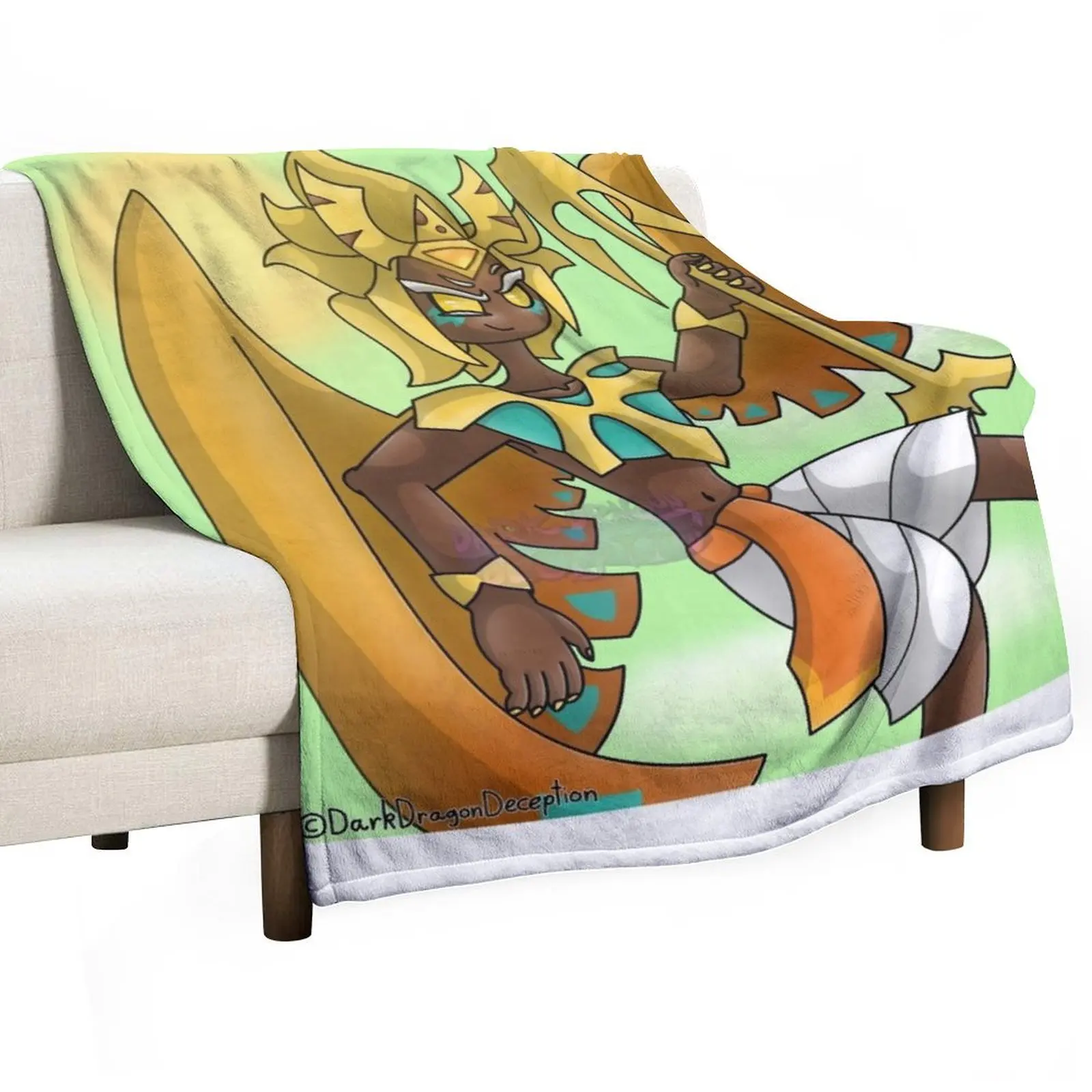 

Golden Cheese Cookie (Cookie Run Kingdom) Throw Blanket Soft Cozy Blanket for Pet Kids Adults