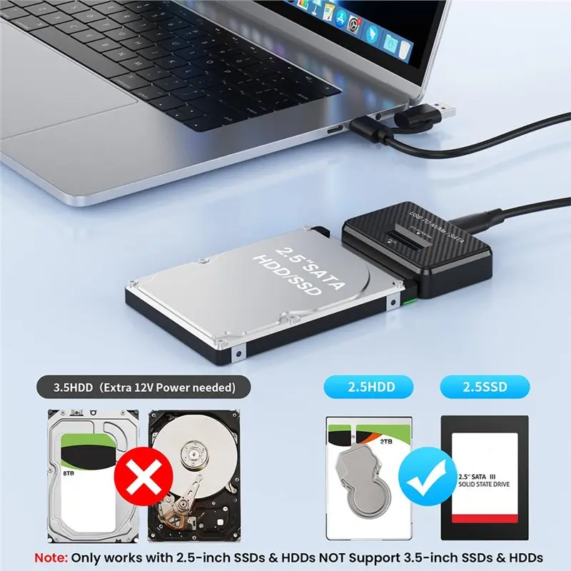 L77A M.2 Solid State Drive Reader NVMe/SATA 2-in-1 External Dock SSD Card Reader M.2 Drive Enclosure