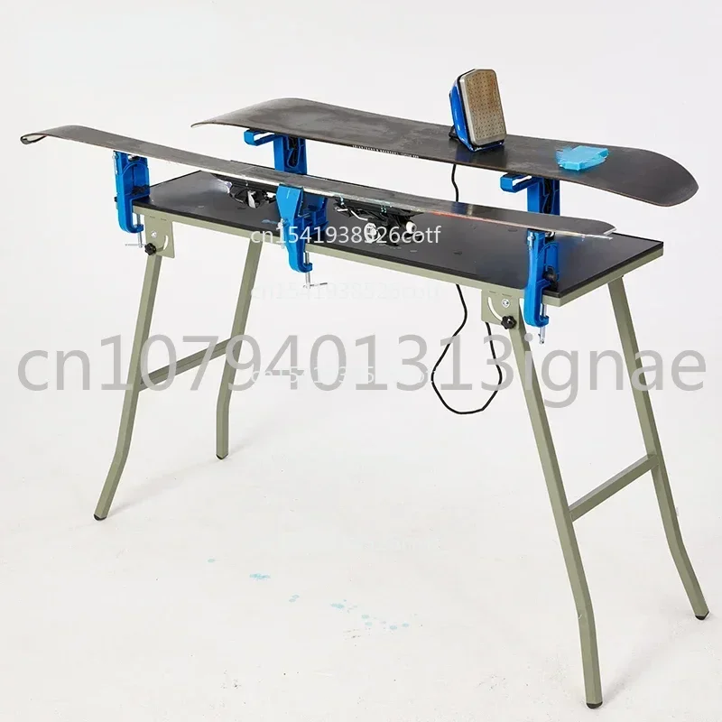 Ski Waxing Table, Tool Table, Single and Double Board Maintenance Work, Outdoor Portable Multifunctional Waxing Table