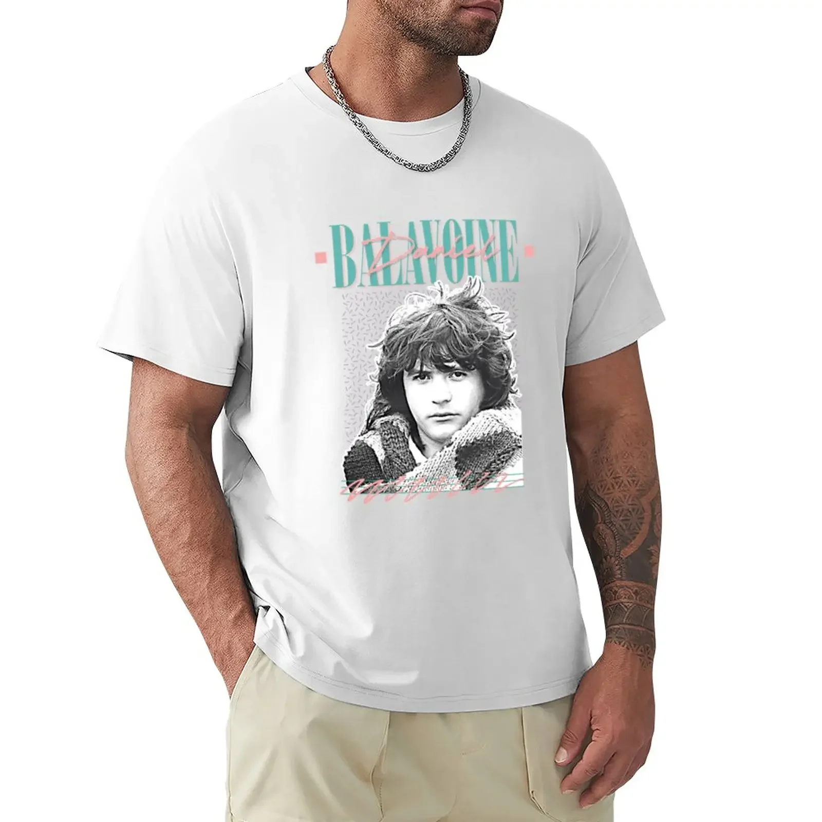 Daniel Balavoine T-Shirt sports fans summer tops t shirts for men